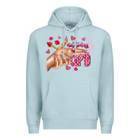 Blue Mist Not Today Cupid Premium Hoodie - CowhideDigitalArt