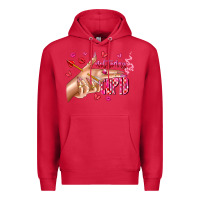 Cardinal Not Today Cupid Premium Hoodie - CowhideDigitalArt