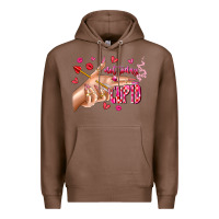 Chestnut Not Today Cupid Premium Hoodie - CowhideDigitalArt