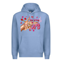 Colony Blue Not Today Cupid Premium Hoodie - CowhideDigitalArt