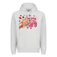 Dove Grey Not Today Cupid Premium Hoodie - CowhideDigitalArt