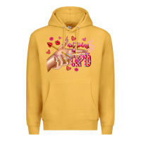 Mustard Not Today Cupid Premium Hoodie - CowhideDigitalArt