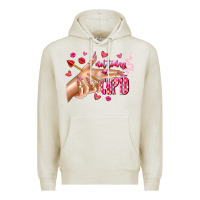 Oatmeal Heather Not Today Cupid Premium Hoodie - CowhideDigitalArt