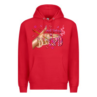 Red Not Today Cupid Premium Hoodie - CowhideDigitalArt