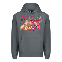 Rock Not Today Cupid Premium Hoodie - CowhideDigitalArt