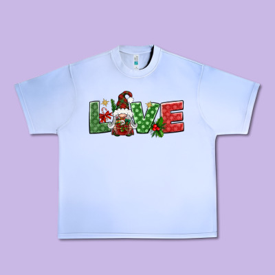 Love Christmas Gnome Urban Heavy Tee Designed By Bundleandbundleshop