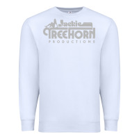 White jackie treehorn productions Premium Sweatshirt - DesigneFamous