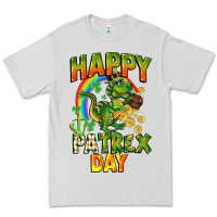 Dove Grey Happy St. Patrex Day Premium Tee - CowGirlArtShop