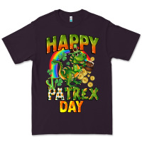 Plum Happy St. Patrex Day Premium Tee - CowGirlArtShop