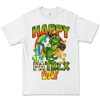 White Happy St. Patrex Day Premium Tee - CowGirlArtShop