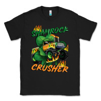 Black Shamrock crusher St. Patrick's Day Classic Tee - CowGirlArtShop