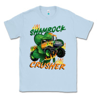 Dusty Blue Shamrock crusher St. Patrick's Day Classic Tee - CowGirlArtShop