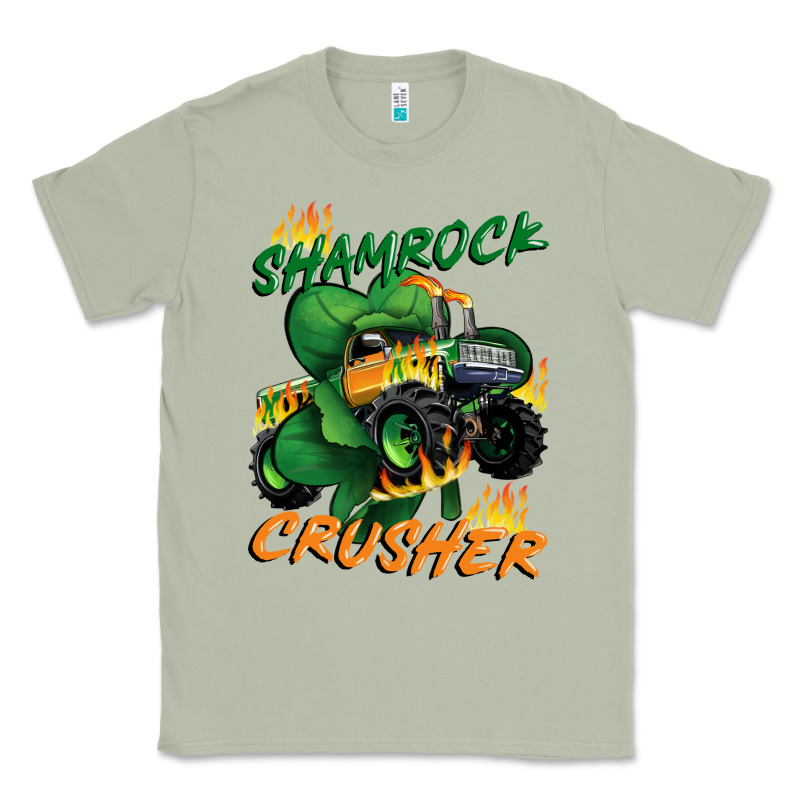 Shamrock Crusher St. Patrick's Day Classic Tee by CowGirlArtShop | Teevron