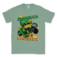 Sage Shamrock crusher St. Patrick's Day Classic Tee - CowGirlArtShop