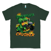 Sports Green Shamrock crusher St. Patrick's Day Classic Tee - CowGirlArtShop