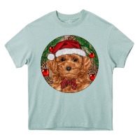 Arona Christmas Toy Poodle Heavy Core Tee - RanaPortraitStore