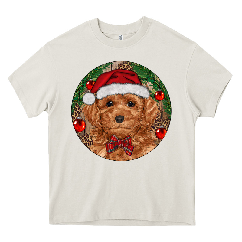 Christmas Toy Poodle Heavy Core Tee by RanaPortraitStore | Teevron