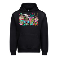 Black skeleton summer coffee cups Urban Hoodie - Jasminsmagicworld