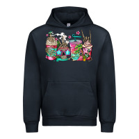 Navy skeleton summer coffee cups Urban Hoodie - Jasminsmagicworld