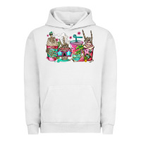 Pigment Lunar Rock skeleton summer coffee cups Urban Hoodie - Jasminsmagicworld