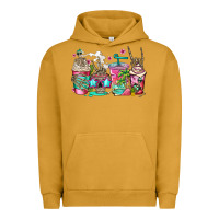 Pigment Peanut Butter skeleton summer coffee cups Urban Hoodie - Jasminsmagicworld