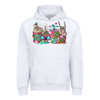 White skeleton summer coffee cups Urban Hoodie - Jasminsmagicworld