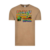 Vintage Coffee Loads of luck with school bus St. Patrick's Day Vintage Tee - FaDigitalArtStudio