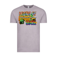 Vintage Zinc Loads of luck with school bus St. Patrick's Day Vintage Tee - FaDigitalArtStudio