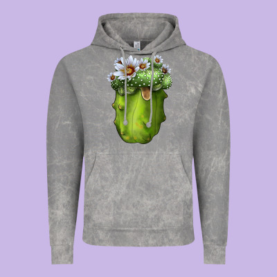 Blossfeldia Cactus Vintage Hoodie Designed By Lillyallendesigns