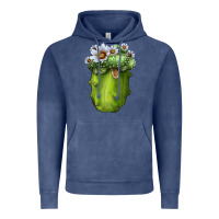 Vintage Denim Blossfeldia Cactus Vintage Hoodie - LillyAllenDesigns