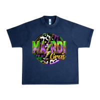 Navy mardi gras lightning Urban Heavy Tee - FaDigitalArtStudio
