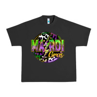 Pigment Black mardi gras lightning Urban Heavy Tee - FaDigitalArtStudio