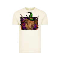 Vintage Arctic highland cow halloween Vintage Tee - RanaPortraitStore