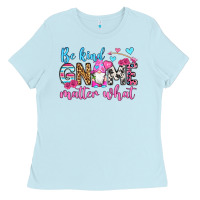 Baby Blue be kind gnome matter what Ladies Tee - OliviaCreatesArt