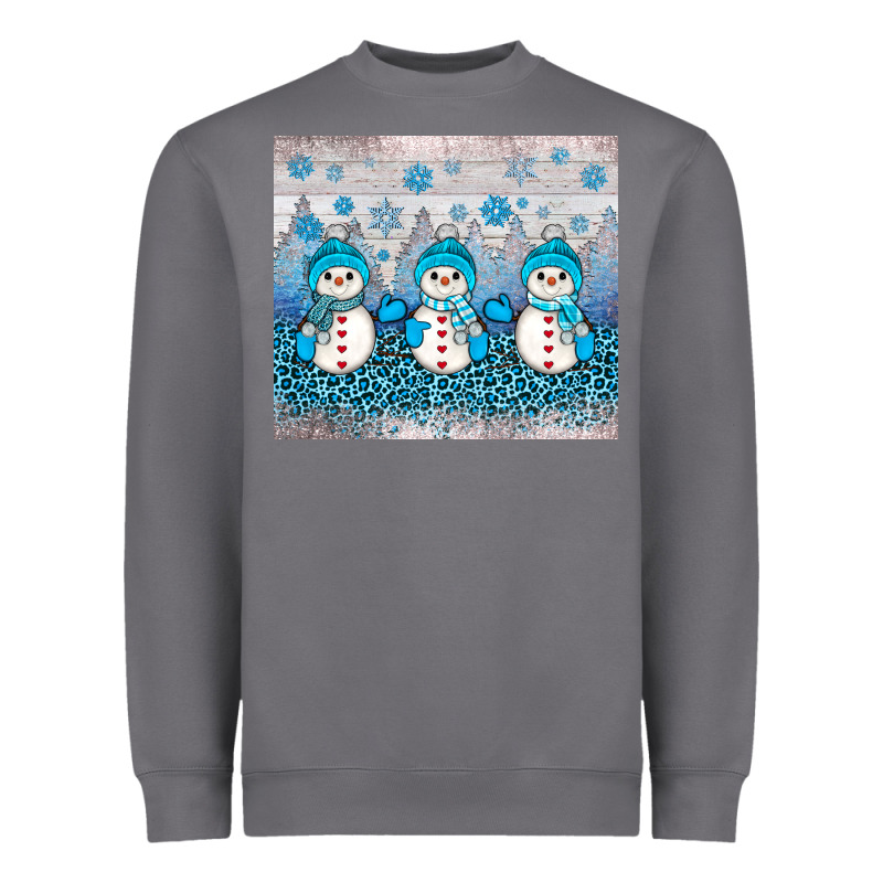 Snowman Winter Heavyweight Sweatshirt by JahusDesignShop | Teevron