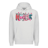 Dove Grey Nurse Valentine Premium Hoodie - CowhideDigitalArt