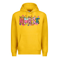 Lemon Nurse Valentine Premium Hoodie - CowhideDigitalArt
