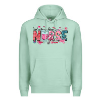 Seafoam Nurse Valentine Premium Hoodie - CowhideDigitalArt