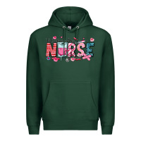 Sports Green Nurse Valentine Premium Hoodie - CowhideDigitalArt