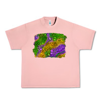 Salmon Leopard Gemstone Mardi Gras Urban Heavy Tee - RanaPortraitStore