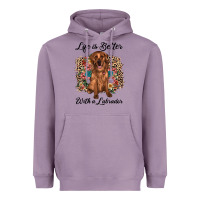 Lavender life is better with a labrador Heavyweight Hoodie - JahusDesignShop