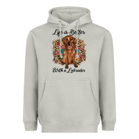 Moon Dust life is better with a labrador Heavyweight Hoodie - JahusDesignShop