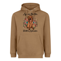 Toasted Coconut life is better with a labrador Heavyweight Hoodie - JahusDesignShop