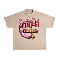 French Oak Valentines Day Cupid's Love Lodge Urban Heavy Tee - FaDigitalArtStudio