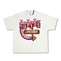 Pistachio Valentines Day Cupid's Love Lodge Urban Heavy Tee - FaDigitalArtStudio