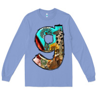 Colony Blue farm life alphabet lowercase letters g Long Sleeve Tee - BundleAndBundleShop