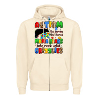 Sandshell autism the journey that turns mama bears Zipper Hoodie - JahusDesignShop