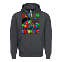Smoke autism the journey that turns mama bears Zipper Hoodie - JahusDesignShop