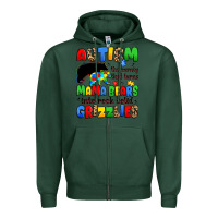 Sports Green autism the journey that turns mama bears Zipper Hoodie - JahusDesignShop