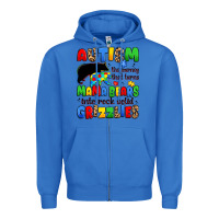 True Royal autism the journey that turns mama bears Zipper Hoodie - JahusDesignShop